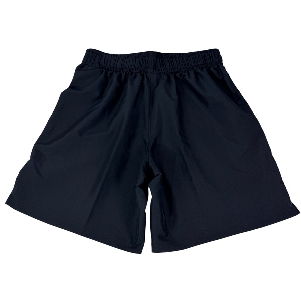 Under Armour Mens Tech Woven Wordmark Shorts Black Orange 1383356 Medium NWT - Picture 2 of 7